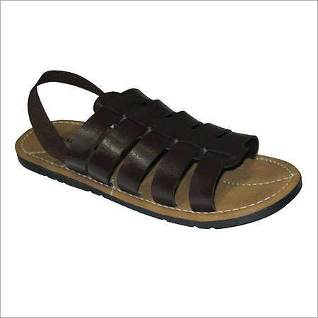 Handmade Leather Sandals - Leather, Customizable Size, Brown Color | Open Toe Design, Adjustable Strap, Comfortable, Durable, Handcrafted, Lightweight, Moisture Resistant, Stylish