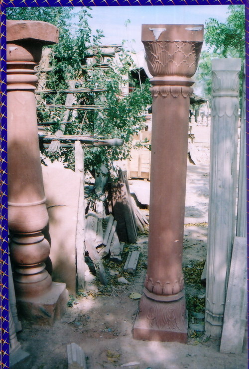 Carved Stone Pillar