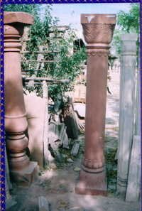 Carved Stone Pillar
