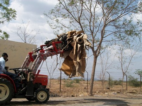 Paper Waste Handling Loader