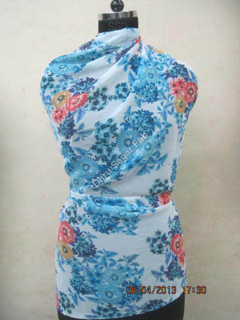 Polyester Heavy Georgette Print