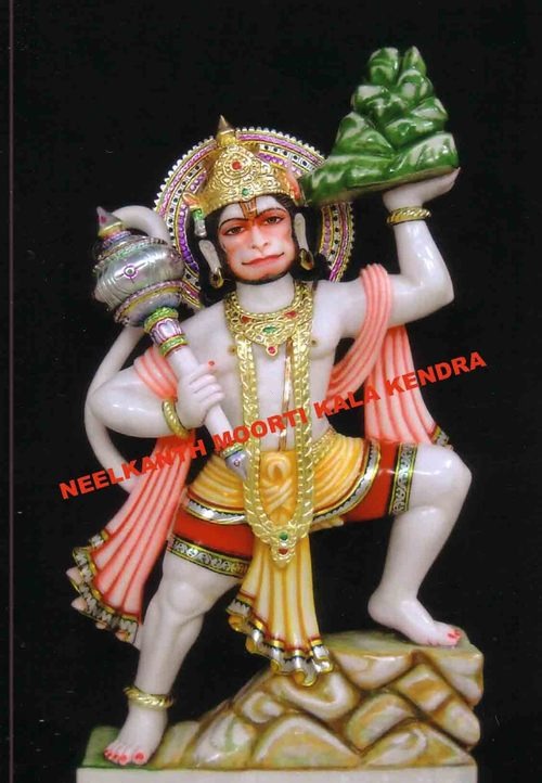 Hanuman marble moorti