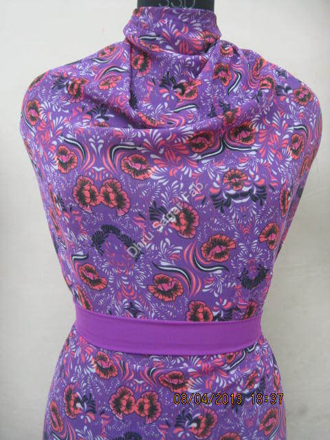 Washable Polyester Orient Georgette Print