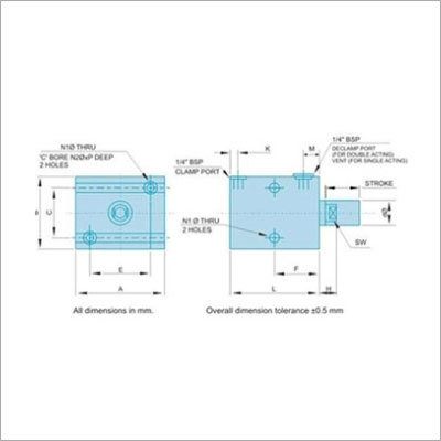 Single Acting Hydraulic Cylinder