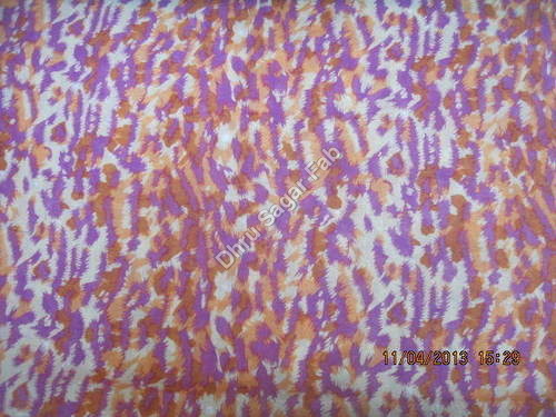 Washable Polyester Voile Print