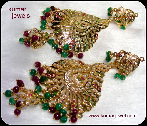 Real beaded earrings