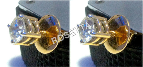 Solitair Diamond Earing