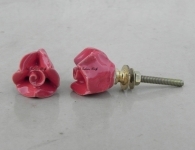CERAMIC FLOWER SHAPE KNOB