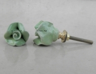 CERAMIC FLOWER SHAPE KNOB