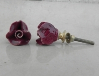 Cherry Small Rose Knob