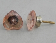 Pink Heart Knob Big