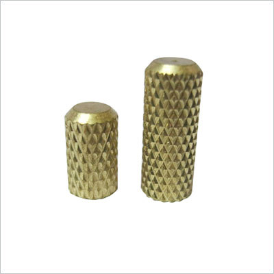 Brass Cross Knurling Insert