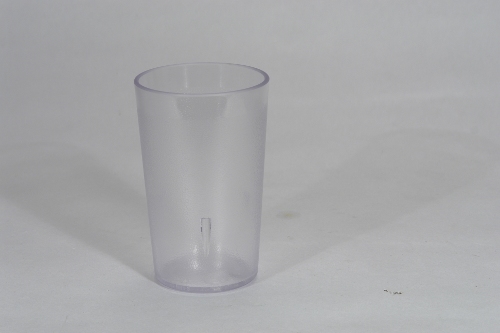 Glass - Acrylic, 350ml, 12cm Height, 8cm Diameter | Clear, Dishwasher Safe, Durable, Shatterproof, Lightweight, Stackable, Easy Clean