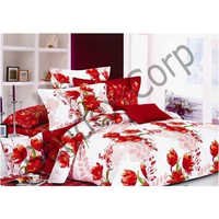 Polyester Bedding Set - 100% Polyester, Available In Twin, Full, Queen, King Sizes | Attractive Designs, Soft Fabric, Colorfast, Easy Care
