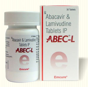 ABEC-L TAB - Abacavir 600mg, Lamivudine 300mg Tablet, Oral, Fixed Dose, Daily HIV-1 Therapy