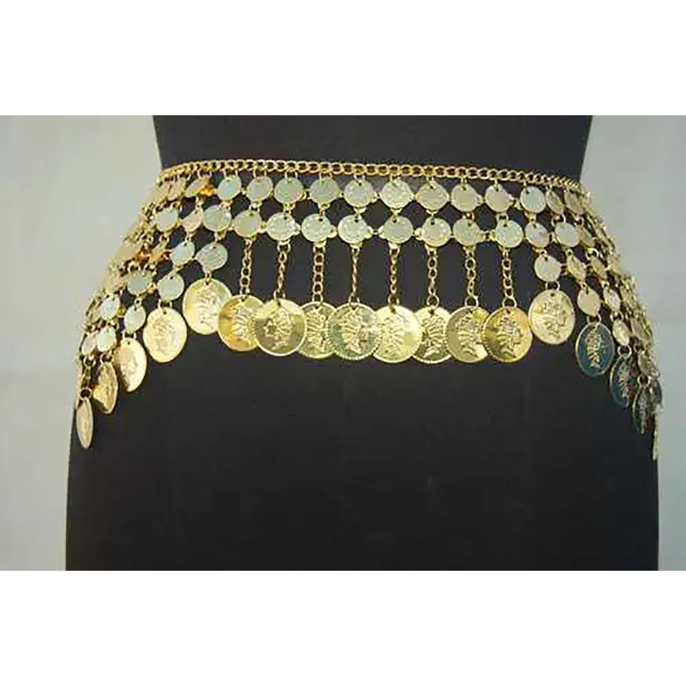 Golden Gold Coin Belt For Belly Dance at Best Price in Jaipur