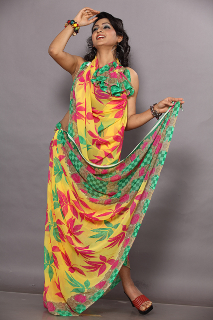 Printed Bridal Saree