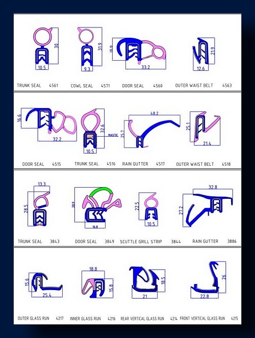 Rubber Extrusion Profiles