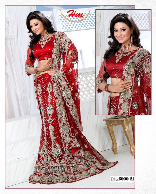 Marriage Choli - Silk, Custom Size, Red | Handcrafted Embroidery, Elegant Design, Comfortable Wear