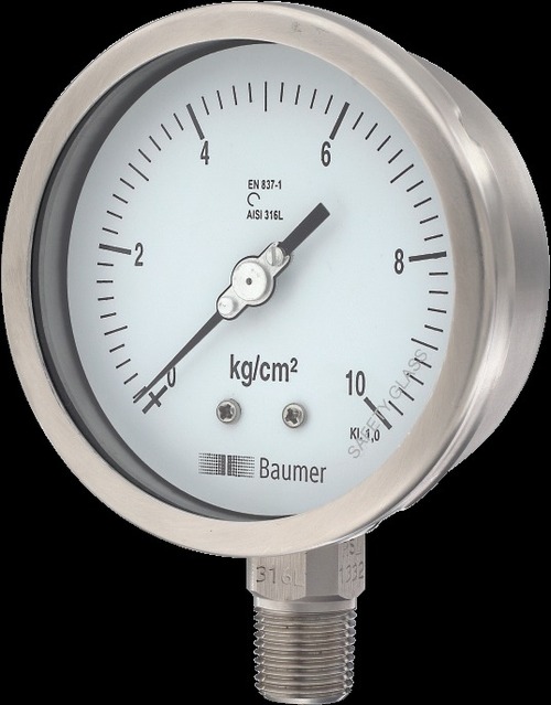 Ss Pressure Gauge Bourdon Type