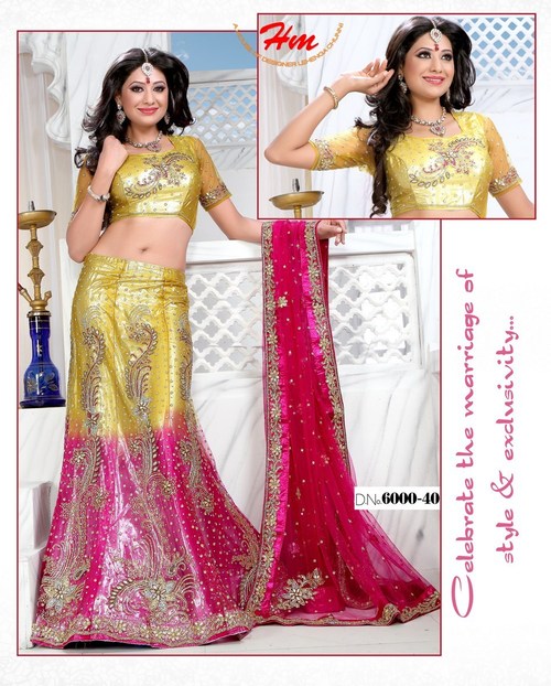 Choli Designs for Bridal Lehenga - Silk Blend, 42 Inches, Gold | Handcrafted Zardozi Embroidery, Elegant A-line Style, Comfortable Fit