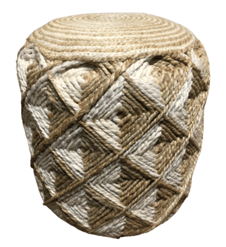 Jute Pouf