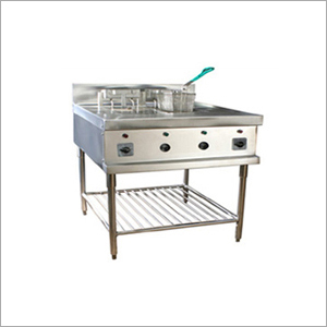 Deep Fat Fryer - Stainless Steel, 700x600x800 mm | 10-20 Liters Capacity, 15-25 kW Power, Hygienic, Easy Cleaning, Durable Build, Fast Cooking