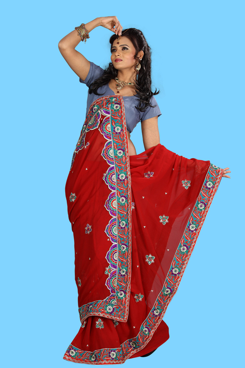 Indian Exclusive Printed Sari 