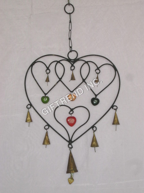 Heart Shaped Wind Chimes