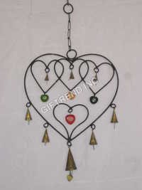 Heart Shaped Wind Chimes