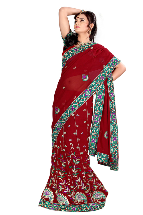Classy wedding saree collection
