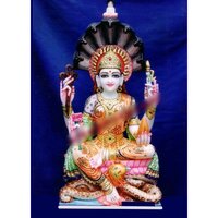 Marble Jain Padmavati Devi Statue - Feature: Easy To Clean