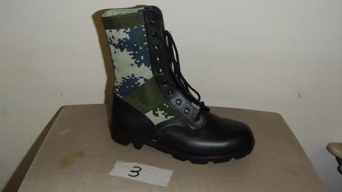 Army Boots 8 - Microfiber PU Leather Upper, PU/Rubber Sole, Leather Insole | Steel Toe, Waterproof, Oil Resistant, Anti-Slip, Lightweight