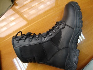Army Boots 12 - Microfiber PU Leather Upper, PU Rubber Sole, Steel Toe | Oil Resistant, Anti-Static, Waterproof, Anti-Slip