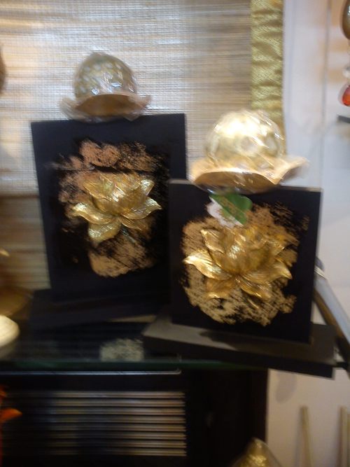 lotus design candle holder