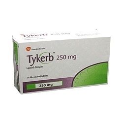 TYKERB 250 MG Tablet, Green, Oral | Lapatinib, HER2 Inhibitor, Targeted Therapy for Advanced Breast Cancer