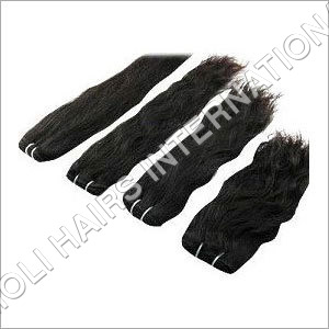 Machine Weft Hair Extension - Human Hair, Various Sizes, Black, Wavy | Natural Look, Easy To Use, Various Styles