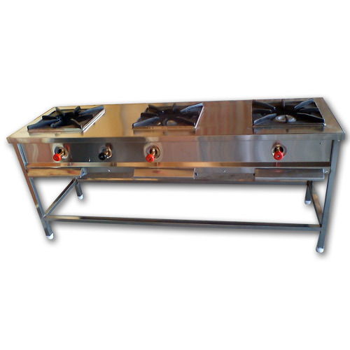 Three Burner Cooking Range