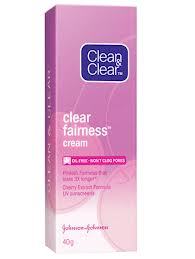 clean clear fairness cream