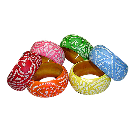 Wooden Printed Bangles