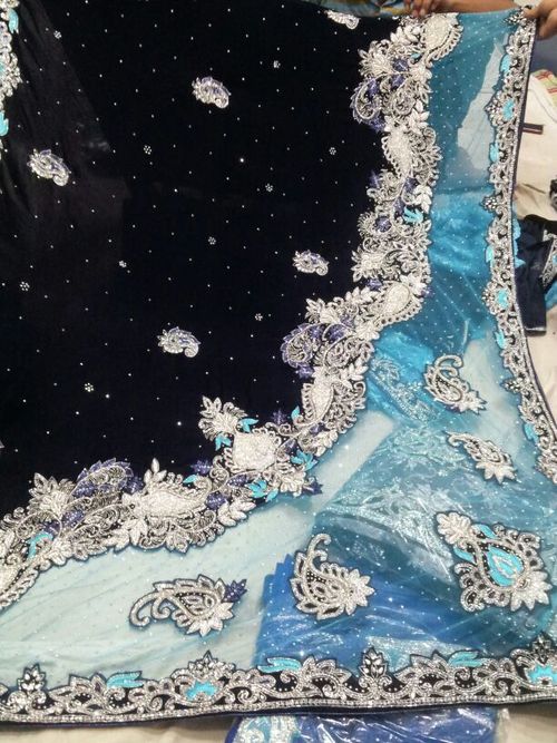 welvet saree