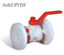 Solid PVDF Ball Valve