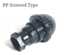 PP Foot Valves Screw