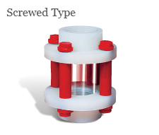 Screwed Sight Glass Valve