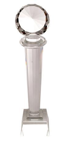 Crystal Soccer Trophy