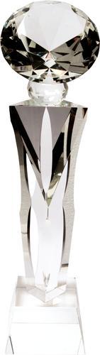 Crystal Baseball Trophies
