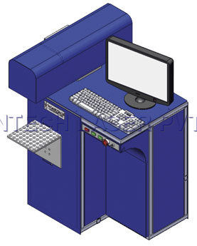 Advanced Laser Marking Machine - Color: Blue