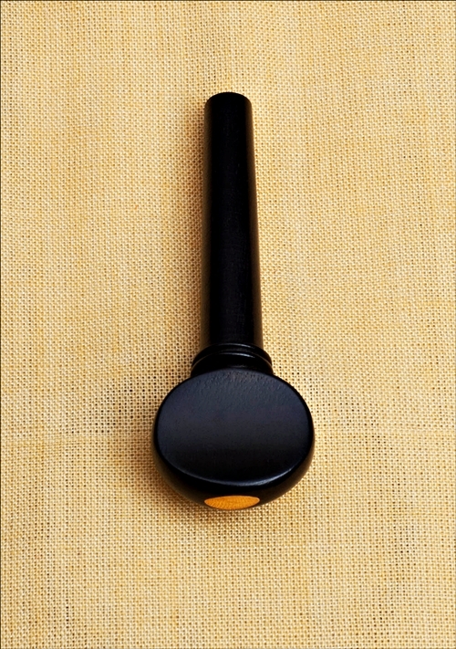 Violin Pegs Mirecourt Ebony-Olive Inlay