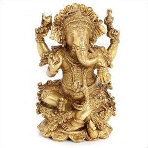 Brass Ganesha Statue
