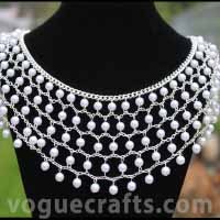 Silver Beaded Necklace